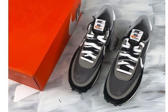 Anthracite Black Sacai Nike LD White BV0073-001 Waffle 0119